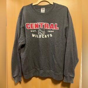 central washington wildcats long sleeve pullover